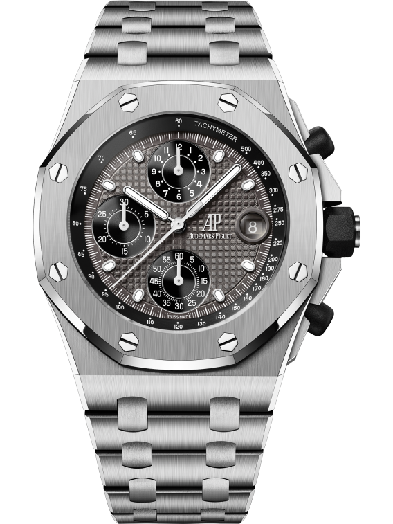 Audemars Piguet Royal Oak Offshore Titanium Selfwinding Chronograph 42 MM - Titanium Bracelet - Grey Dial - 26238TI.OO.2000TI.01