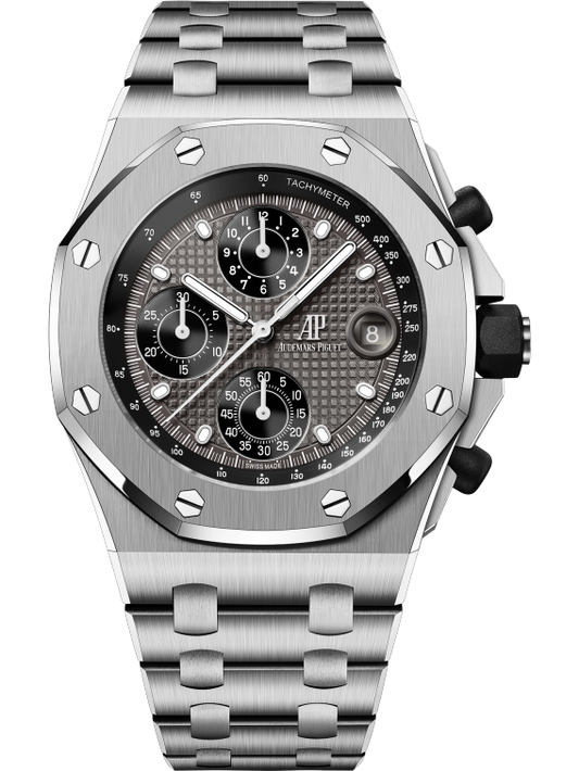 Audemars Piguet Royal Oak Offshore Titanium Selfwinding Chronograph 42 MM - Titanium Bracelet - Grey Dial - 26238TI.OO.2000TI.01