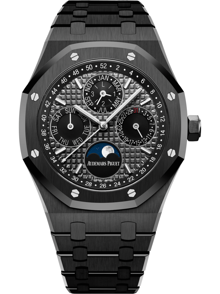 Audemars Piguet - Royal Oak - Perpetual Calendar - 41 MM - Black Ceramic - 26579CE.OO.1225CE.01 nyc watcher nyc watches