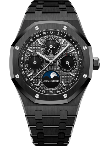 Audemars Piguet - Royal Oak - Perpetual Calendar - 41 MM - Black Ceramic - 26579CE.OO.1225CE.01 nyc watcher nyc watches