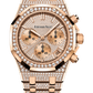 Audemars Piguet Royal Oak Pink Gold Diamond Selfwinding Chronograph 41 MM - Pink Gold Diamond Bracelet - Pink Gold Diamond Dial - 26242OR.ZZ.1322OR.01