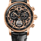 Audemars Piguet Code 11.59 Ultra Complication Universelle (RD#4) Pink Gold 42 MM - Black Leather Strap - Black Skeleton Dial - 26398OR.OO.D002CR.01