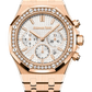 Audemars Piguet Royal Oak Pink Gold Selfwinding Chronograph 38 MM - Pink Gold Bracelet - Silver Dial - 26715OR.ZZ.1356OR.01