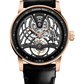 Audemars Piguet Code 11.59 Tourbillon Openworked Pink Case  41 MM - Black Leather Strap - Black Skeleton Dial - Pink Gold Bezel - 26600OR.OO.D002CR.01