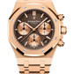Audemars Piguet Royal Oak Pink Gold Selfwinding Chronograph 41 MM - Pink Gold Bracelet - Brown Dial - 26239OR.OO.1220OR.02